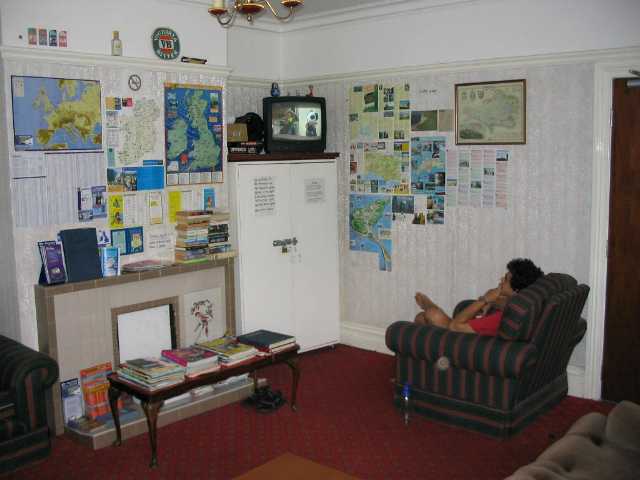 Bournemouth Backpackers Hostel TV Room